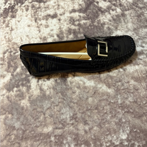 Navy Impo Baya Loafers with Buckle Detail - Picture 2 of 12